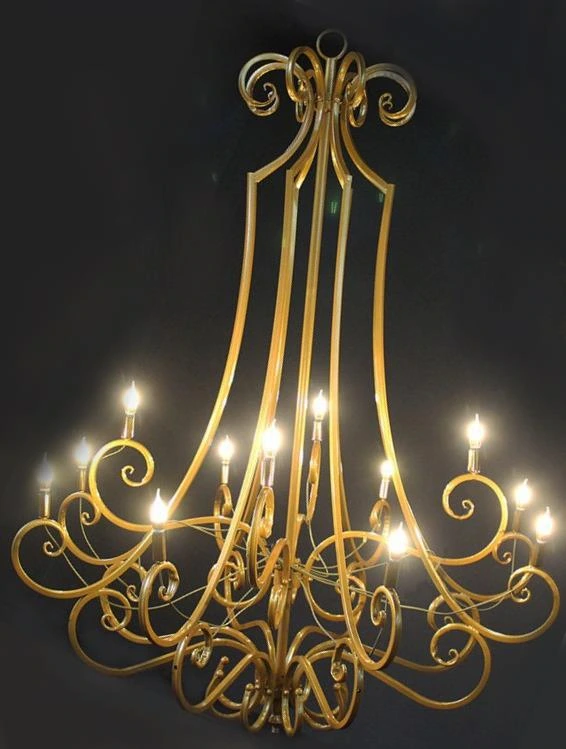 MS Hanging Chandlier with Light H125 D87cm
